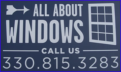 Call All About Windows at 330-815-3283